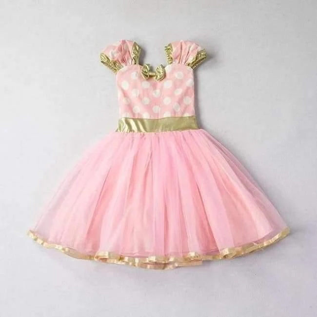 Fancy 1 Jahr Geburtstag Party Kleid für Halloween Cosplay Minnie Mouse Dress Up Kinderkostüm Baby Mädchen Kleidung für Kinder 2 6T Tragen