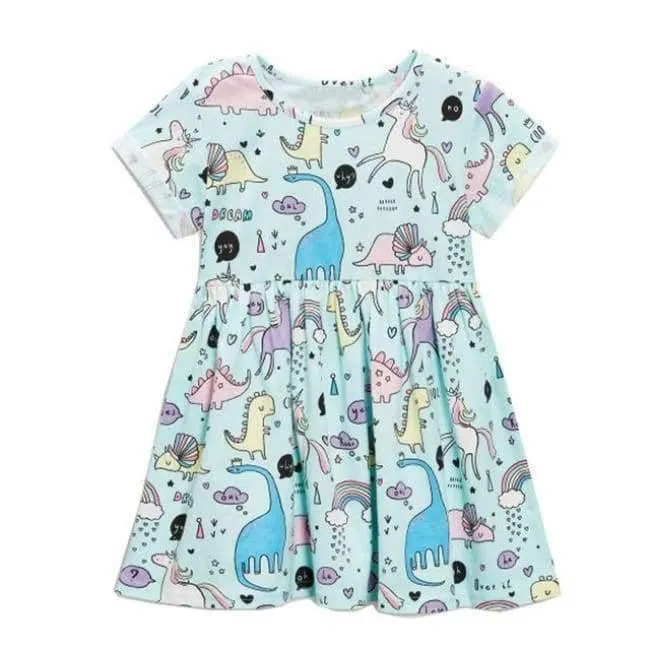 Baby Mädchen Kleid Sommer Einhorn Kostüm für Kinder Kleidung Kinder Party Kleider für Mädchen Kleidung Prinzessin Flamingo Kleid
