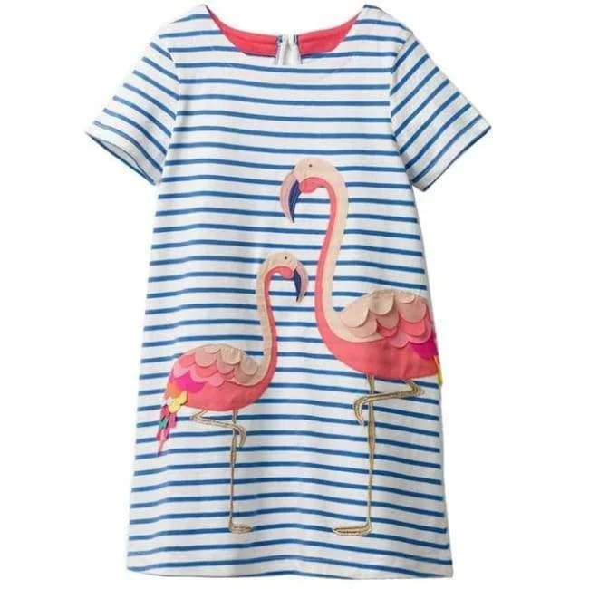 Baby Mädchen Kleid Sommer Einhorn Kostüm für Kinder Kleidung Kinder Party Kleider für Mädchen Kleidung Prinzessin Flamingo Kleid