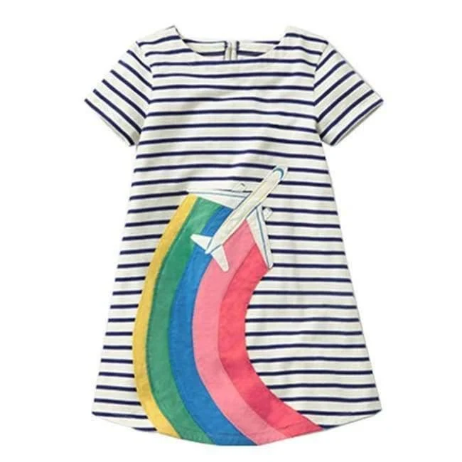 Baby Mädchen Kleid Sommer Einhorn Kostüm für Kinder Kleidung Kinder Party Kleider für Mädchen Kleidung Prinzessin Flamingo Kleid