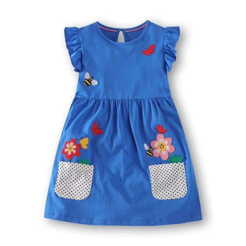 Baby Mädchen Kleid Sommer Blumenkleid Prinzessin Kostüm Einhorn Party Vestidos Kinder Kleider für Mädchen Kinderkleidung