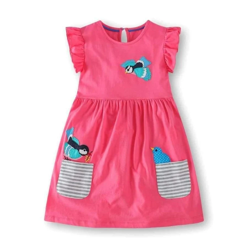 Baby Mädchen Kleid Sommer Blumenkleid Prinzessin Kostüm Einhorn Party Vestidos Kinder Kleider für Mädchen Kinderkleidung