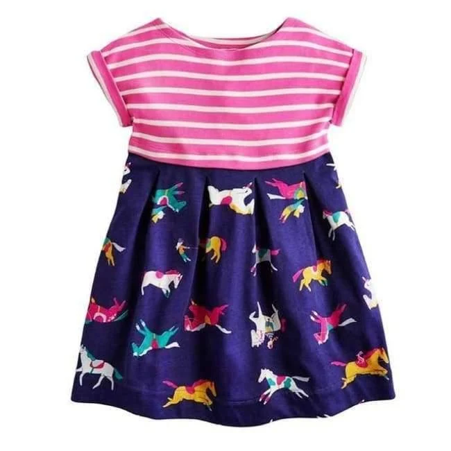 Baby Mädchen Kleid Sommer Blumenkleid Prinzessin Kostüm Einhorn Party Vestidos Kinder Kleider für Mädchen Kinderkleidung