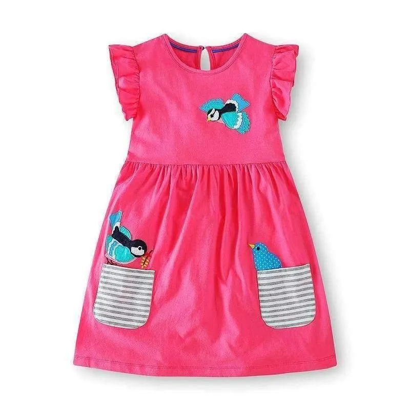 Baby Mädchen Kleid Sommer Blumenkleid Prinzessin Kostüm Einhorn Party Vestidos Kinder Kleider für Mädchen Kinderkleidung