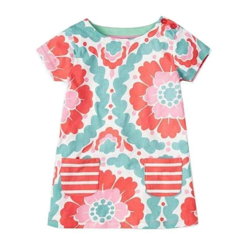 Baby Mädchen Kleid Sommer Blumenkleid Prinzessin Kostüm Einhorn Party Vestidos Kinder Kleider für Mädchen Kinderkleidung