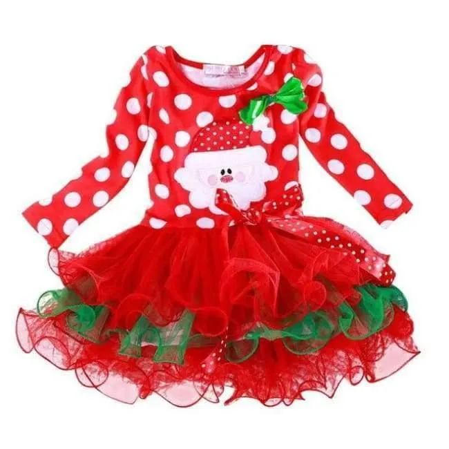 Baby Mädchen Weihnachten Santa Kleid Für Mädchen Winter Schneemann Urlaub Kinder Kleidung Weihnachten Party Tüll Kinder Kostüm