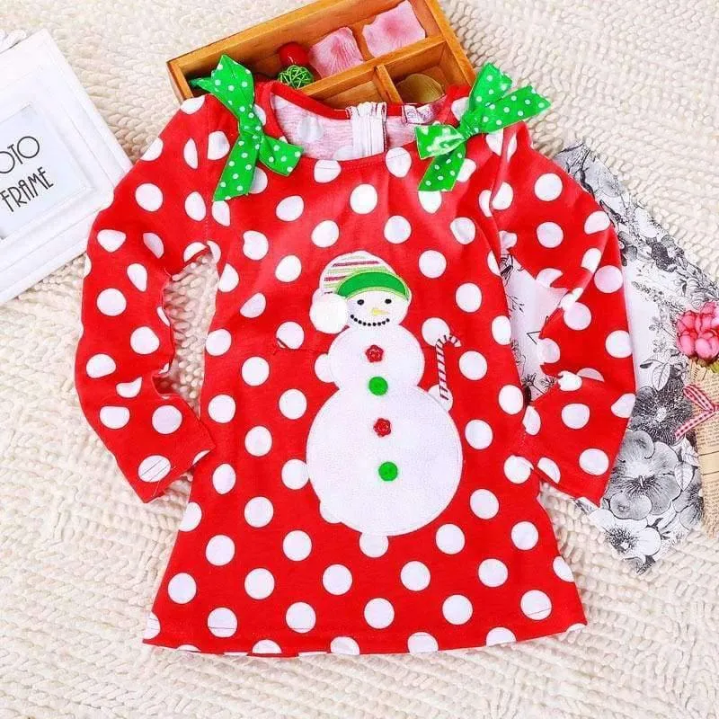 Baby Mädchen Weihnachten Santa Kleid Für Mädchen Winter Schneemann Urlaub Kinder Kleidung Weihnachten Party Tüll Kinder Kostüm