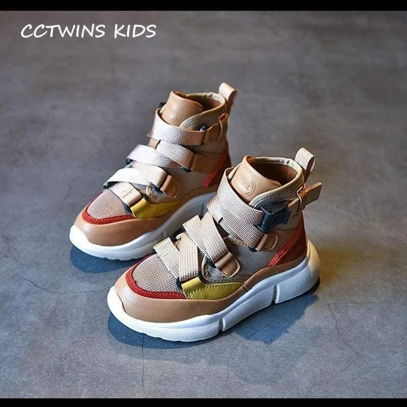 Herbst Kinder High Top Sneaker Baby Boy Pu Leder Schuh Girll Fashion Sport Casual Trainer FH2244