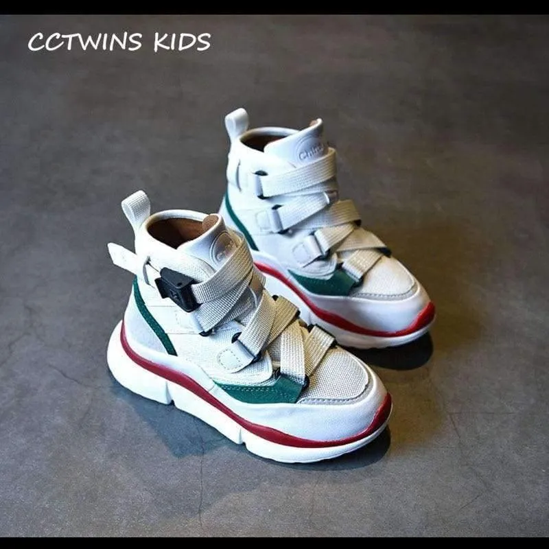 Herbst Kinder High Top Sneaker Baby Boy Pu Leder Schuh Girll Fashion Sport Casual Trainer FH2244