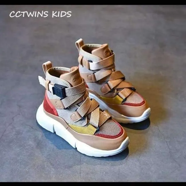 Herbst Kinder High Top Sneaker Baby Boy Pu Leder Schuh Girll Fashion Sport Casual Trainer FH2244
