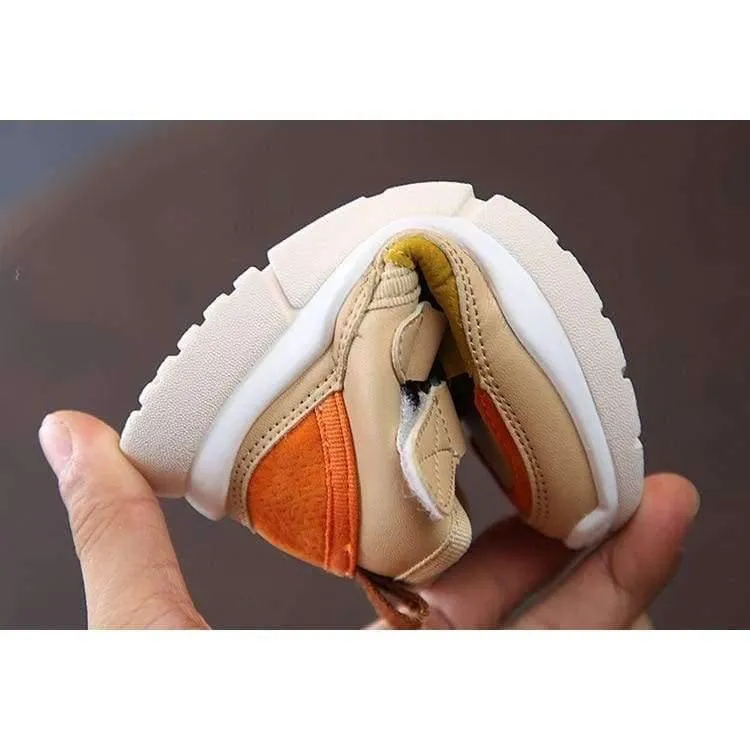Herbst Kinder High Top Sneaker Baby Boy Pu Leder Schuh Girll Fashion Sport Casual Trainer FH2244