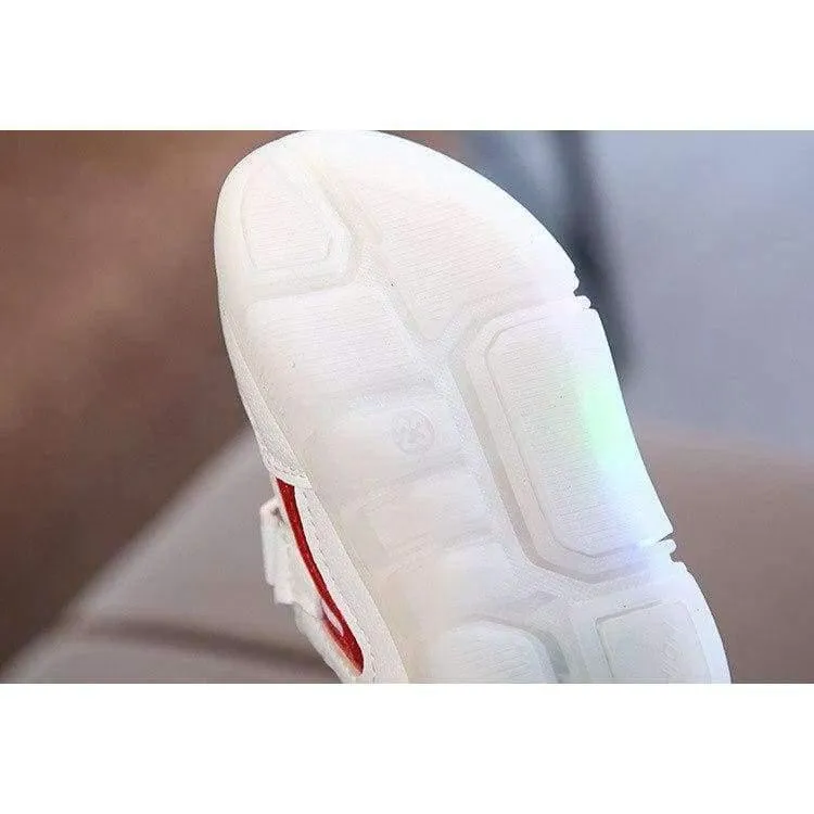 Schuhe atmungsaktive Baby erste Wanderer niedlich LED Patch Baby Jungen Mädchen Schuhe hochwertige Säuglings Tennis schöne Mädchen Jungen Schuhe