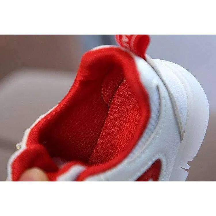 Schuhe atmungsaktive Baby erste Wanderer niedlich LED Patch Baby Jungen Mädchen Schuhe hochwertige Säuglings Tennis schöne Mädchen Jungen Schuhe
