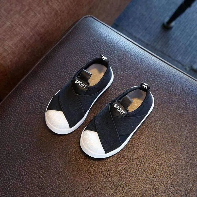 Mode coole Slip-On Canvas Kinderschuhe hochwertige Baby Freizeitschuhe atmungsaktive leichte Slip-On Kinder Turnschuhe