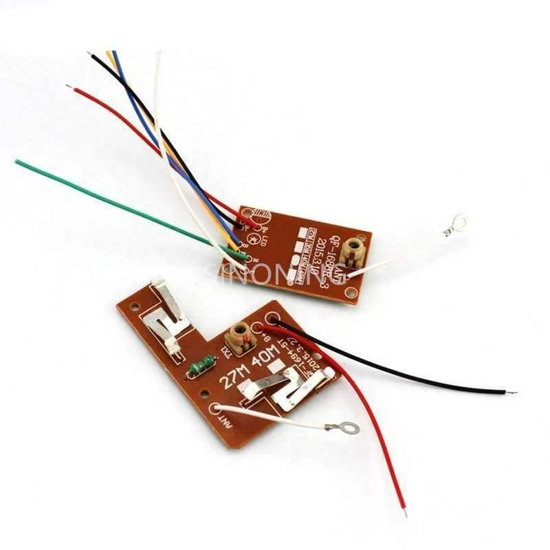 4CH RC Fernbedienung 27MHz / 40Mhz Schaltung PCB Sender- und Empfängerplatine für Spielzeugauto