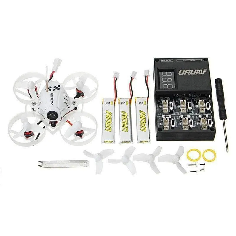 URUAV UR65 65mm FPV Racing Drone BNF Crazybee F3 Flight Controller OSD 5A Blheli_S ESC 5.8G 25mW VTX RC Quadcopter VS Tiny 6x 7x