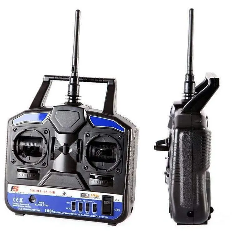 FS 2.4G 4CH FS-CT4B FS-T4B Fernbedienung Radio RC Sender & Empfänger für RC Hubschrauber Flugzeug