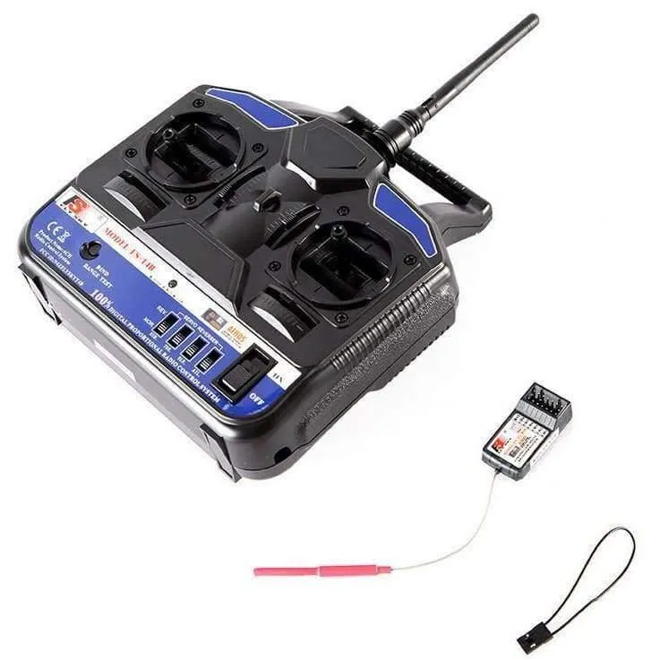 FS 2.4G 4CH FS-CT4B FS-T4B Fernbedienung Radio RC Sender & Empfänger für RC Hubschrauber Flugzeug
