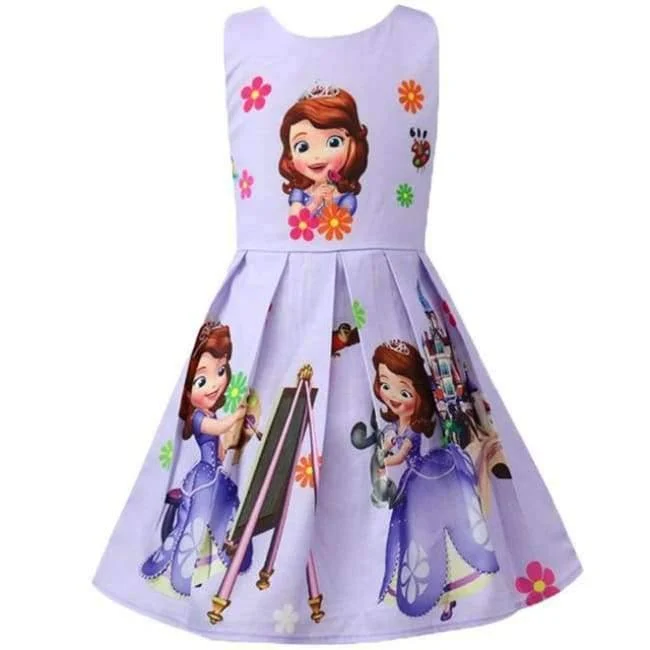 Baby Sommer Prinzessin Little Pony Regenbogen Kleider Für Mädchen Halloween Birthday Party Vestidos Kleid Kinder Kleidung