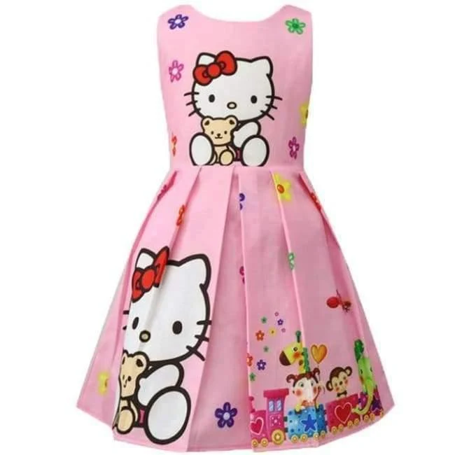Baby Sommer Prinzessin Little Pony Regenbogen Kleider Für Mädchen Halloween Birthday Party Vestidos Kleid Kinder Kleidung