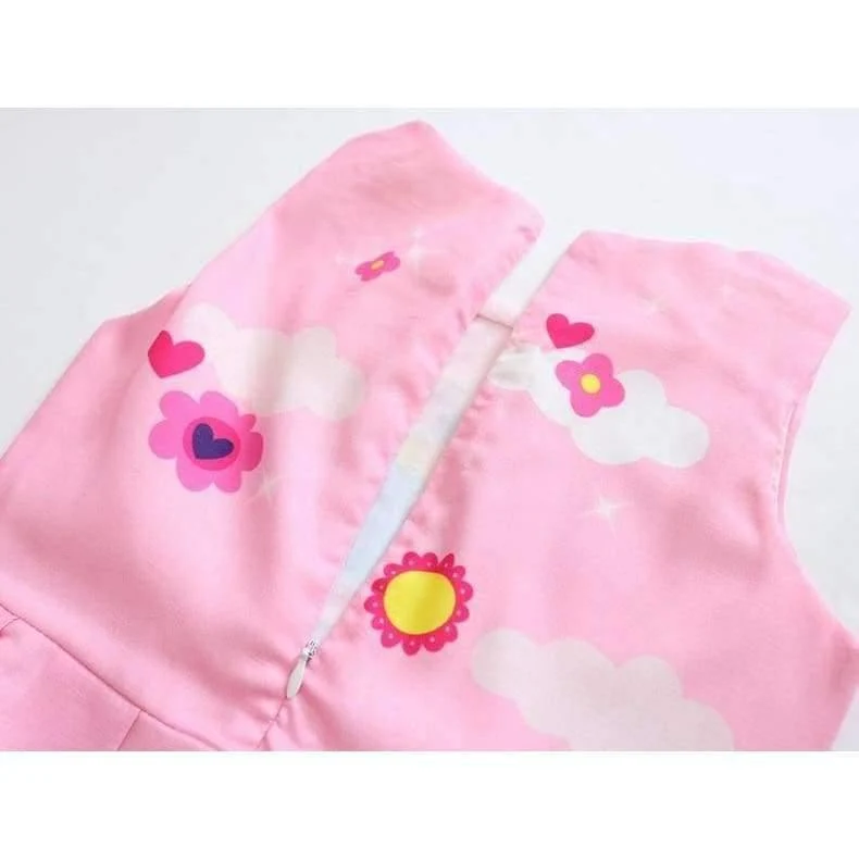 Baby Sommer Prinzessin Little Pony Regenbogen Kleider Für Mädchen Halloween Birthday Party Vestidos Kleid Kinder Kleidung