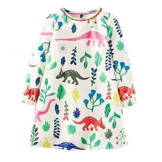 Girls Dress Long Sleeve Baby Girls Clothes Unicorn Party Princess Dress Christmas Costume for Kids Clothing Children Dresses