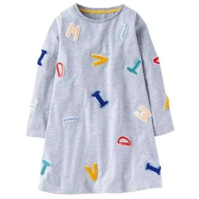 Girls Dress Long Sleeve Baby Girls Clothes Unicorn Party Princess Dress Christmas Costume for Kids Clothing Children Dresses