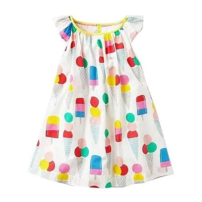 Girls Summer Dress Baby Girl Clothes Vestidos Brand Kids Dresses for Girls Costume Animal Flower Children Princess Clothing