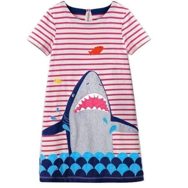 Girls Summer Dress Baby Girl Clothes Vestidos Brand Kids Dresses for Girls Costume Animal Flower Children Princess Clothing