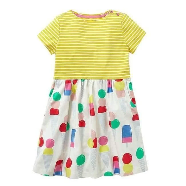 Girls Summer Dress Baby Girl Clothes Vestidos Brand Kids Dresses for Girls Costume Animal Flower Children Princess Clothing
