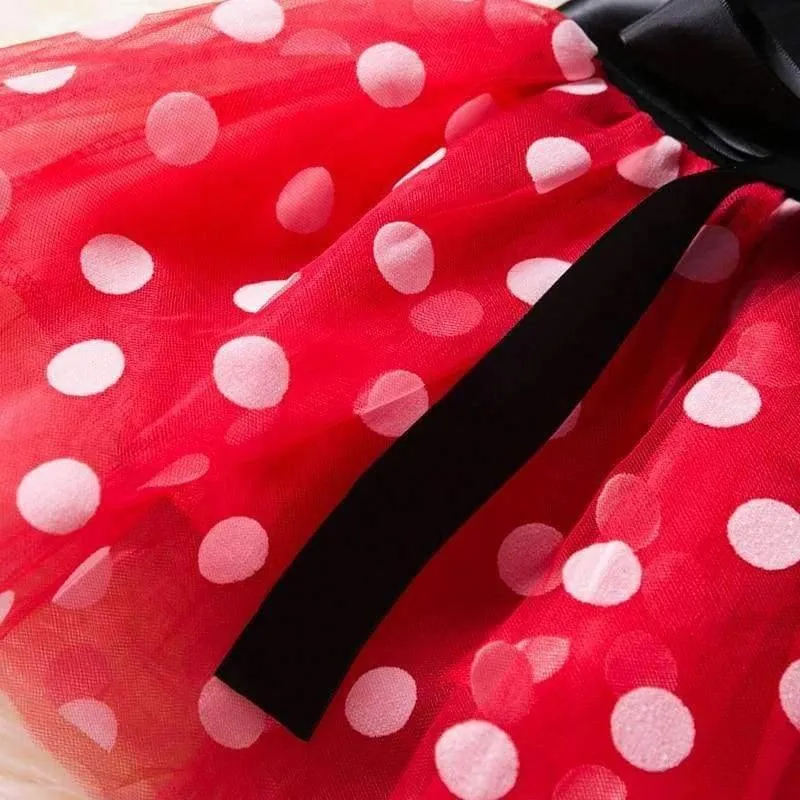 Kids Ballet Show Dress Princess Party Costume Infant Clothing Polka Dot Baby Clothes Birthday Girls tutu Dress with Headband