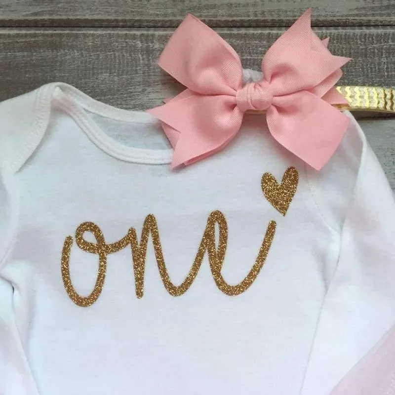 Newborn Flower Party Clothes Set Baby Girl One Years First Birthday Tutu Outfits for Girls Tulle Toddler Baby Clothing Suit
