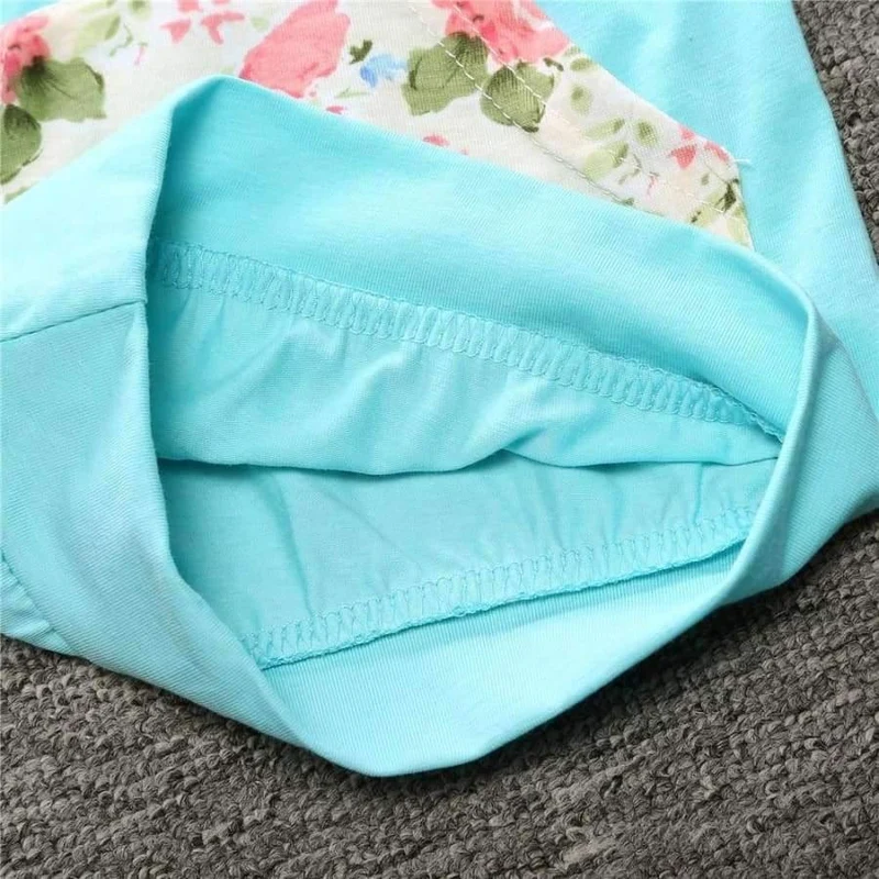 Baby Autumn new baby boy clothes Children Baby Girls Long Sleeve Hooded Tops Floral pants 2 pcs. clothing set SY188