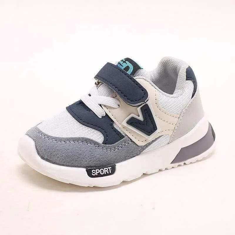 Patch coole Baby-Turnschuhe heiße Verkäufe atmungsaktive Sport Kleinkinder Baby Mode leichte Baby Mädchen Jungen Schuhe erste Wanderer