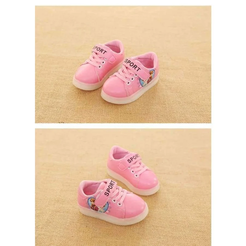 Cartoon-Klassiker-Stil, LED-beleuchtete Baby-Laufschuhe, LED-Schuhe für Babys, leuchtende, elegante, schöne Baby-Freizeitschuhe, Turnschuhe