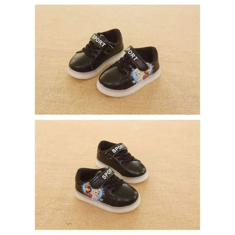 Cartoon-Klassiker-Stil, LED-beleuchtete Baby-Laufschuhe, LED-Schuhe für Babys, leuchtende, elegante, schöne Baby-Freizeitschuhe, Turnschuhe