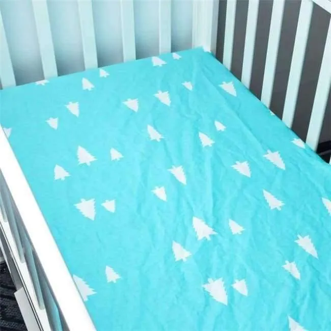 100% Baumwolle Kinderbett Spannbetttuch Weiche Atmungsaktive Babybett Matratzenbezug Potector Cartoon Neugeborenen Bettwäsche Für Kinderbett Größe 130 * 70cm