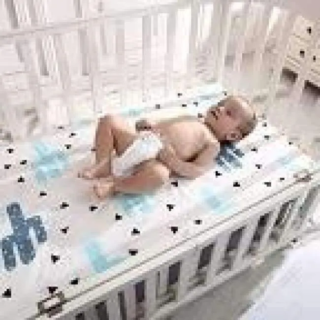100% Baumwolle Kinderbett Spannbetttuch Weiche Babybett Matratzenbezug Schutz Cartoon Neugeborenen Bettwäsche Für Kinderbett Größe 130 * 70cm
