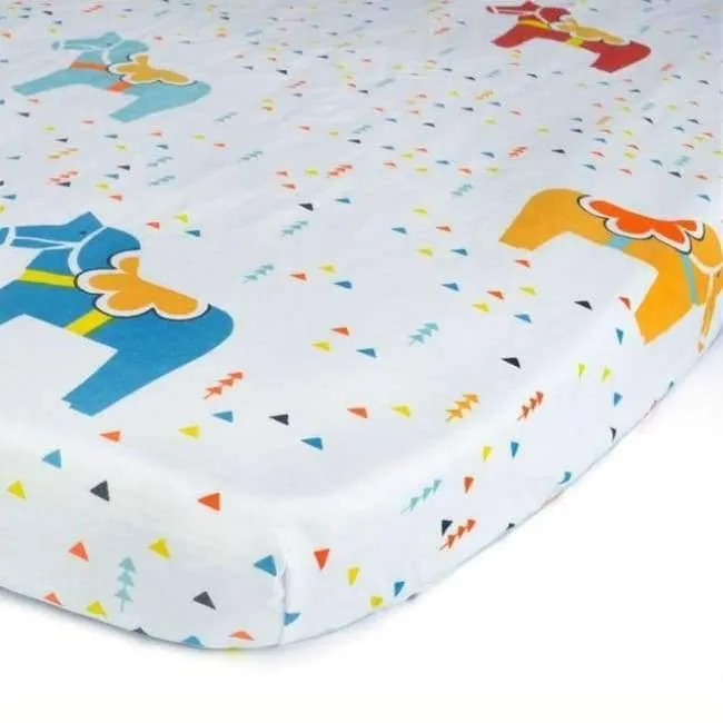100% Baumwolle Kinderbett Spannbetttuch Weiche Babybett Matratzenbezug Schutz Cartoon Neugeborenen Bettwäsche Für Kinderbett Größe 130 * 70cm