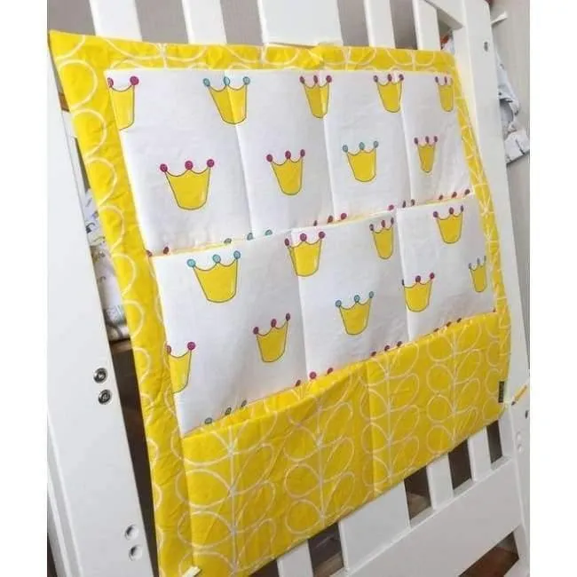 Bett hängen Aufbewahrungstasche Babybett Bett Marke Baby Baumwolle Crib Organizer 60 * 50cm Spielzeug Windeltasche für Kinderbett Bettwäsche Set