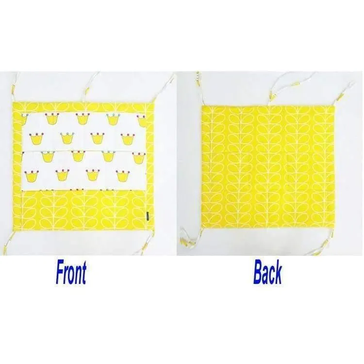 Bett hängen Aufbewahrungstasche Babybett Bett Marke Baby Baumwolle Crib Organizer 60 * 50cm Spielzeug Windeltasche für Kinderbett Bettwäsche Set