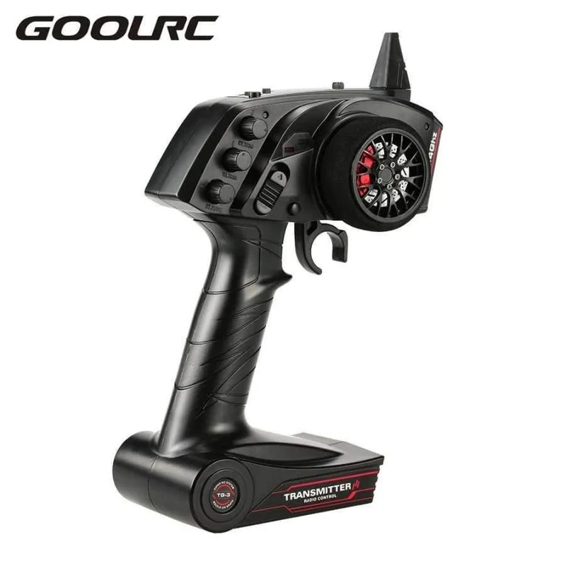 GoolRC TG3 2.4GHz 3CH Digitaler RC-Funksender mit Empfänger für RC-Car-Boot RC-Senderteile