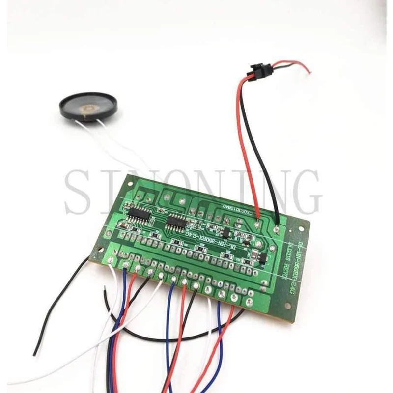 2.4 G 30 Meter 12 CH Fernbedienung und Empfängerplatine 4–8 V für Baggertank-Set mit Lautsprecher