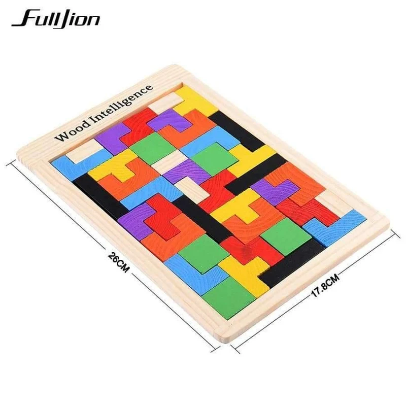 Puzzle Spiele Mathe Spielzeug Für Kinder Modell Holz Lernen Bildung Montessori 3D Puzzle Teaser Kinder Würfel