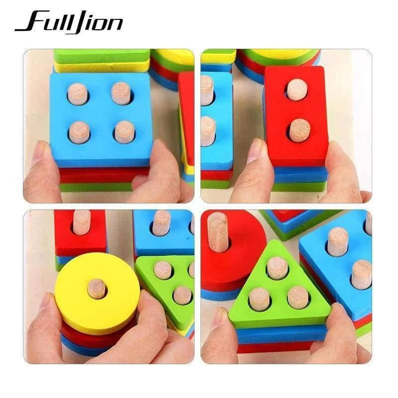 Lernen Bildung Montessori Spielzeug Mathematik Lehrmittel 3D Puzzle-Spiel Holzspielzeug Für Kinder Lustige Puzzle Beliebt
