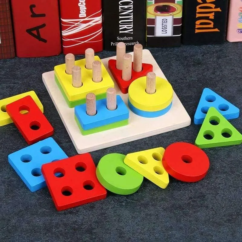 Lernen Bildung Montessori Spielzeug Mathematik Lehrmittel 3D Puzzle-Spiel Holzspielzeug Für Kinder Lustige Puzzle Beliebt