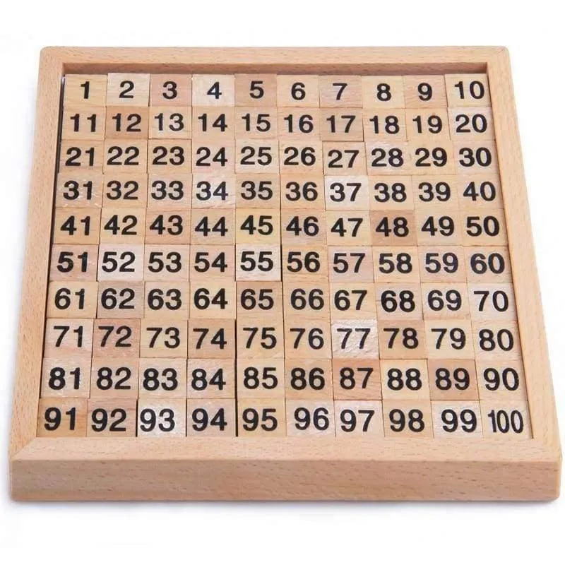 Montessori Bildung Holzspielzeug 1-100 Digit Kognitive Mathematik Spielzeug Lehre Logarithmus Version Kid Early Learning Geschenk