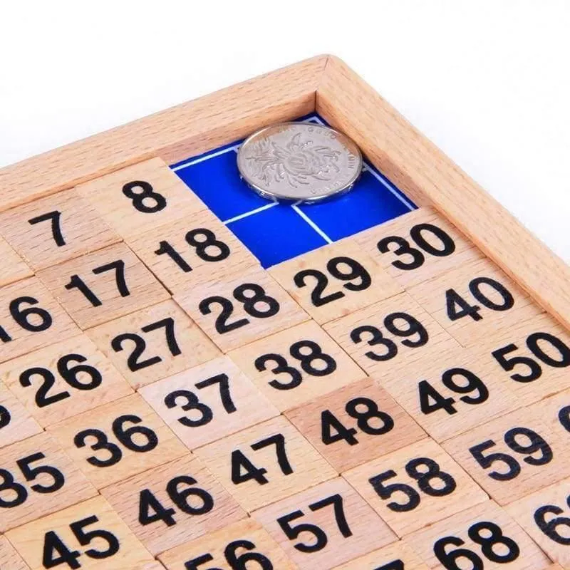 Montessori Bildung Holzspielzeug 1-100 Digit Kognitive Mathematik Spielzeug Lehre Logarithmus Version Kid Early Learning Geschenk