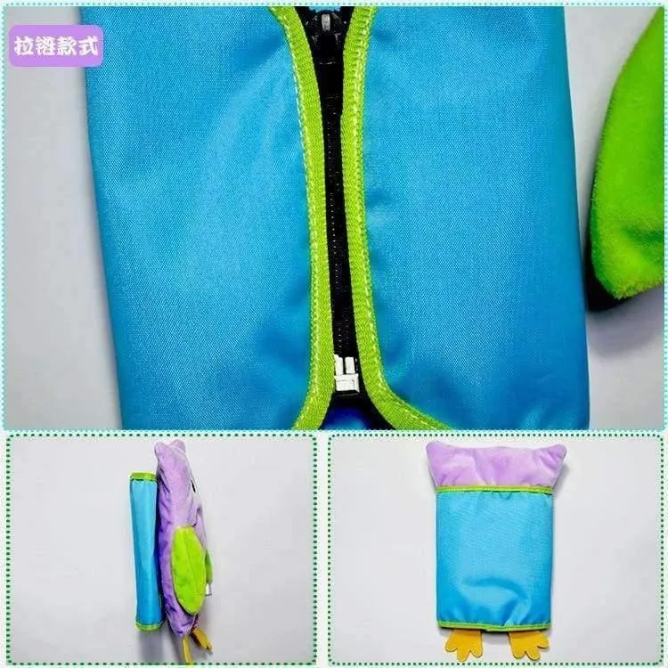 4pcs / set Baby DIY Montessori Kleid Reißverschluss Druckknopf Schnalle Krawatte Lernspielzeug Vorschule weichen Plüschtier Kinder Kleinkind lernen