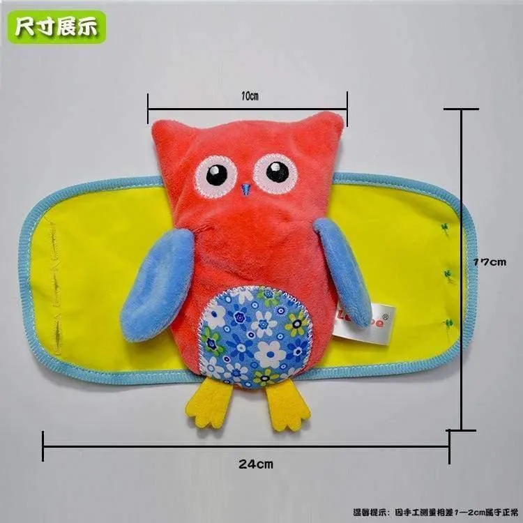 4pcs / set Baby DIY Montessori Kleid Reißverschluss Druckknopf Schnalle Krawatte Lernspielzeug Vorschule weichen Plüschtier Kinder Kleinkind lernen